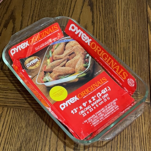 2 Pyrex Originals 3 qt & 2 qt oblong baking dishes - Picture 6 of 9